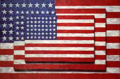3 Flags by Jasper Johns