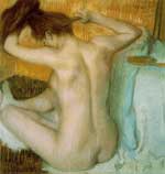 Frau bei der Toilette by Edgar Degas
