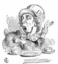 Mad Hatter from Lewis Carroll's Alice in Wonderland.