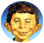 Alfred E. Newman from Mad Magazine.